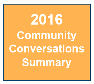 2016 Community Conversations Summary